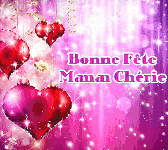 Gif animé bonne fête maman chérie